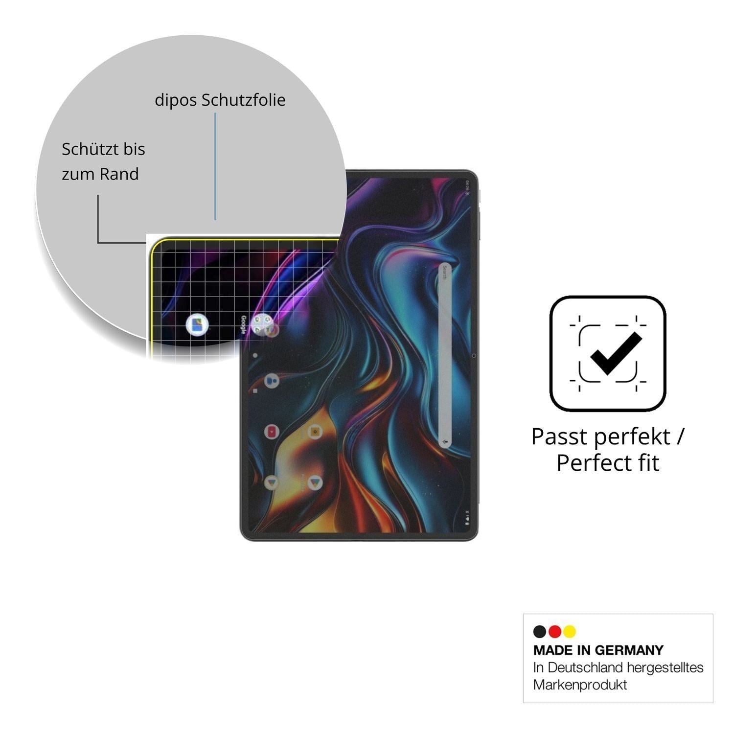 Blickschutzfolie für Cepter Tab Titan Ultra matt S (4)