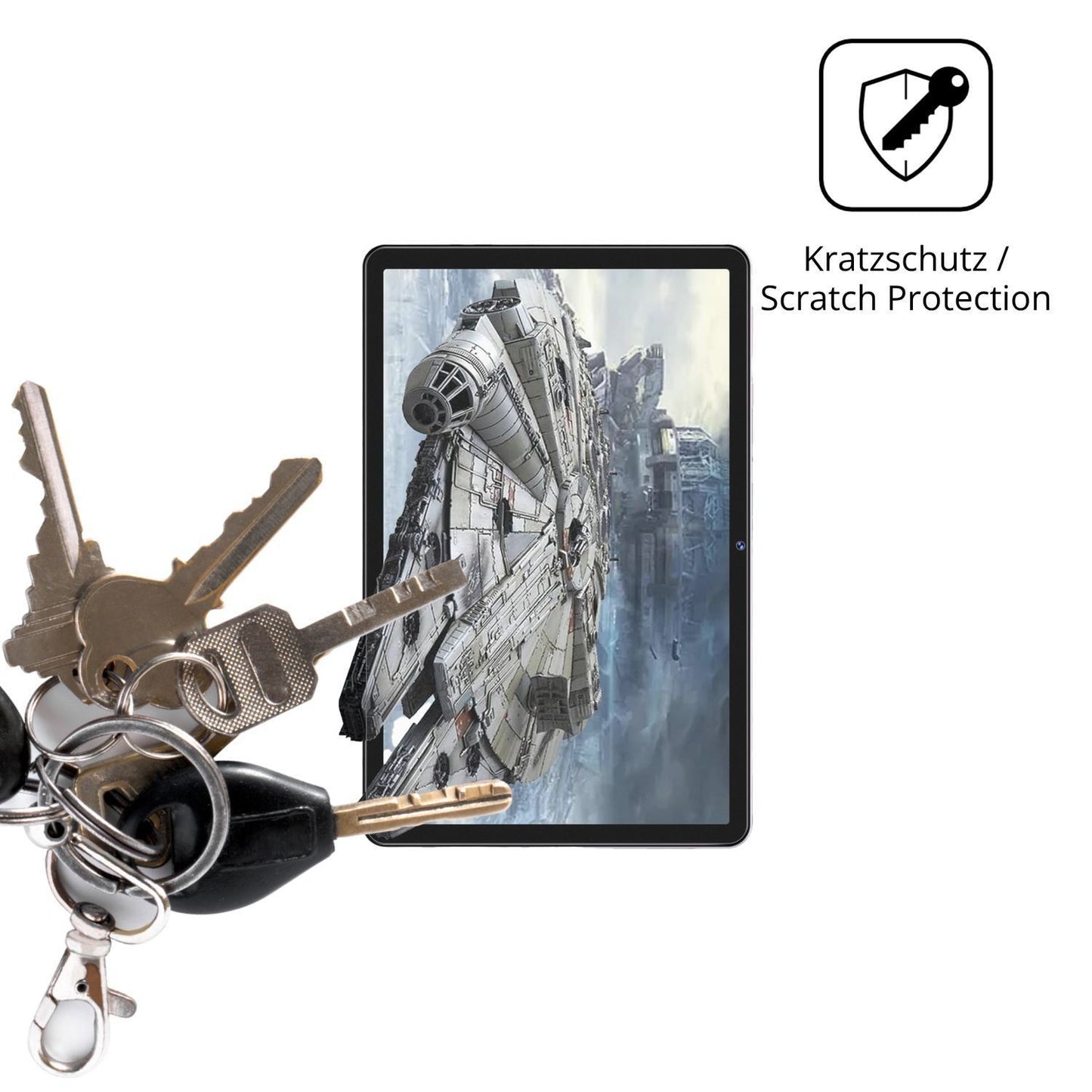 2x Schutzfolie matt für JUEDUR R700 Display-Schutz (4)
