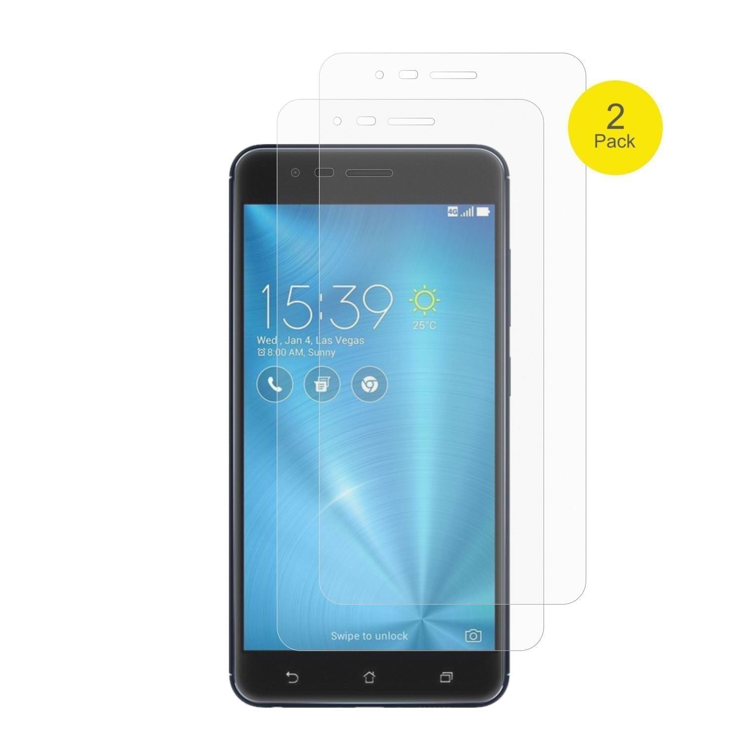 2x Full Cover Schutzfolie matt für Asus ZenFone 3  (2)