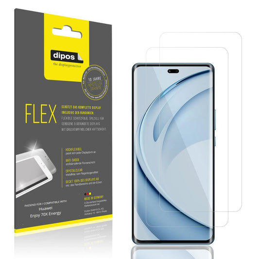2x 3D Full Cover Schutzfolie für Huawei Enjoy 70X  (1)