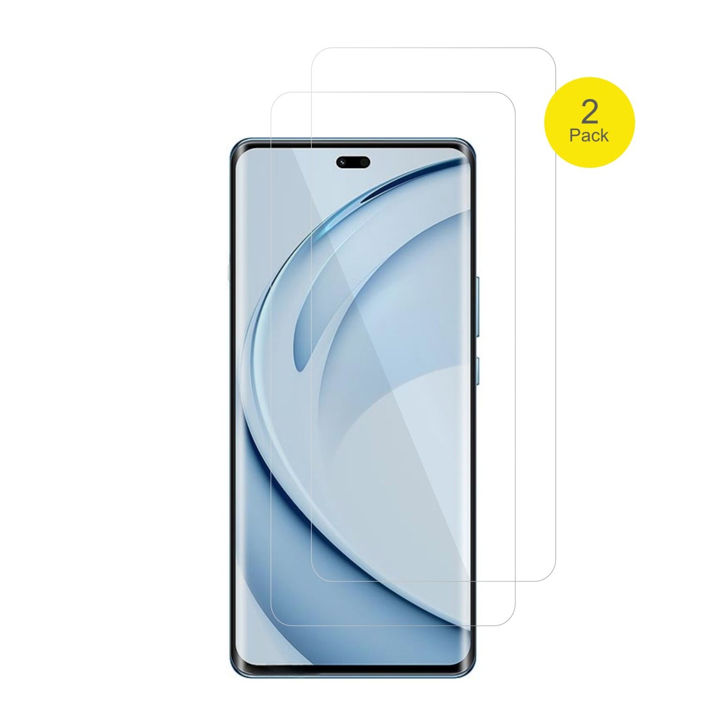 2x 3D Full Cover Schutzfolie für Huawei Enjoy 70X  (2)