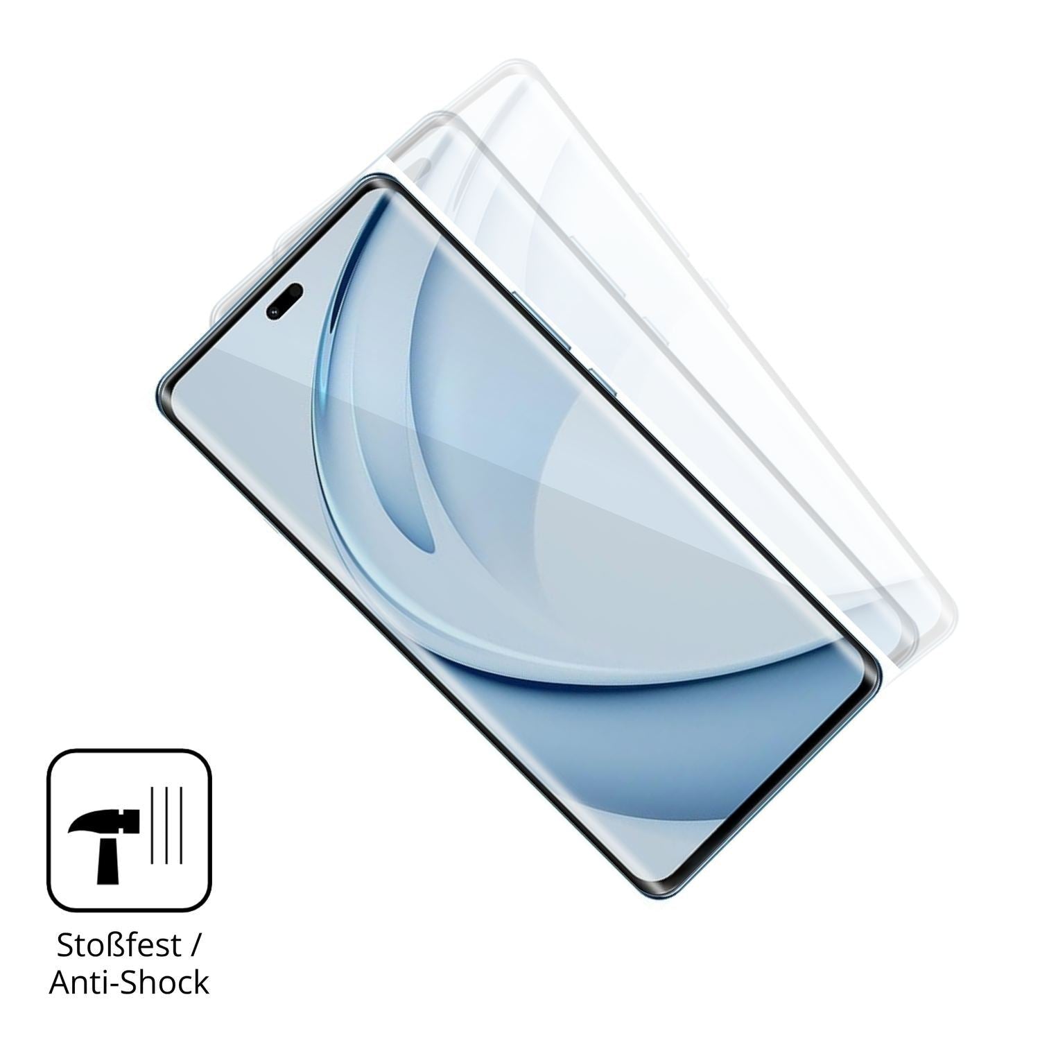 2x 3D Full Cover Schutzfolie für Huawei Enjoy 70X  (4)