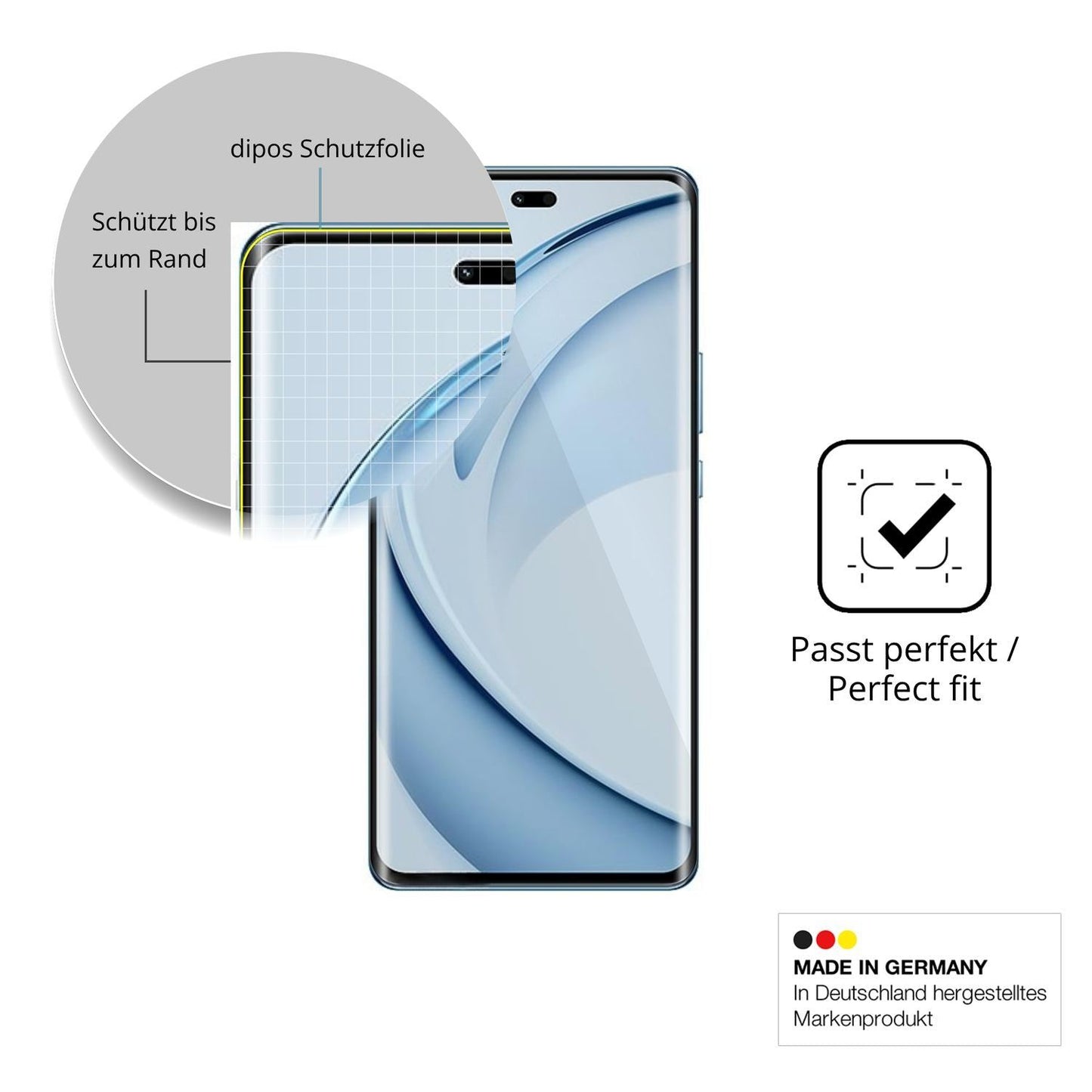 2x 3D Full Cover Schutzfolie für Huawei Enjoy 70X  (6)