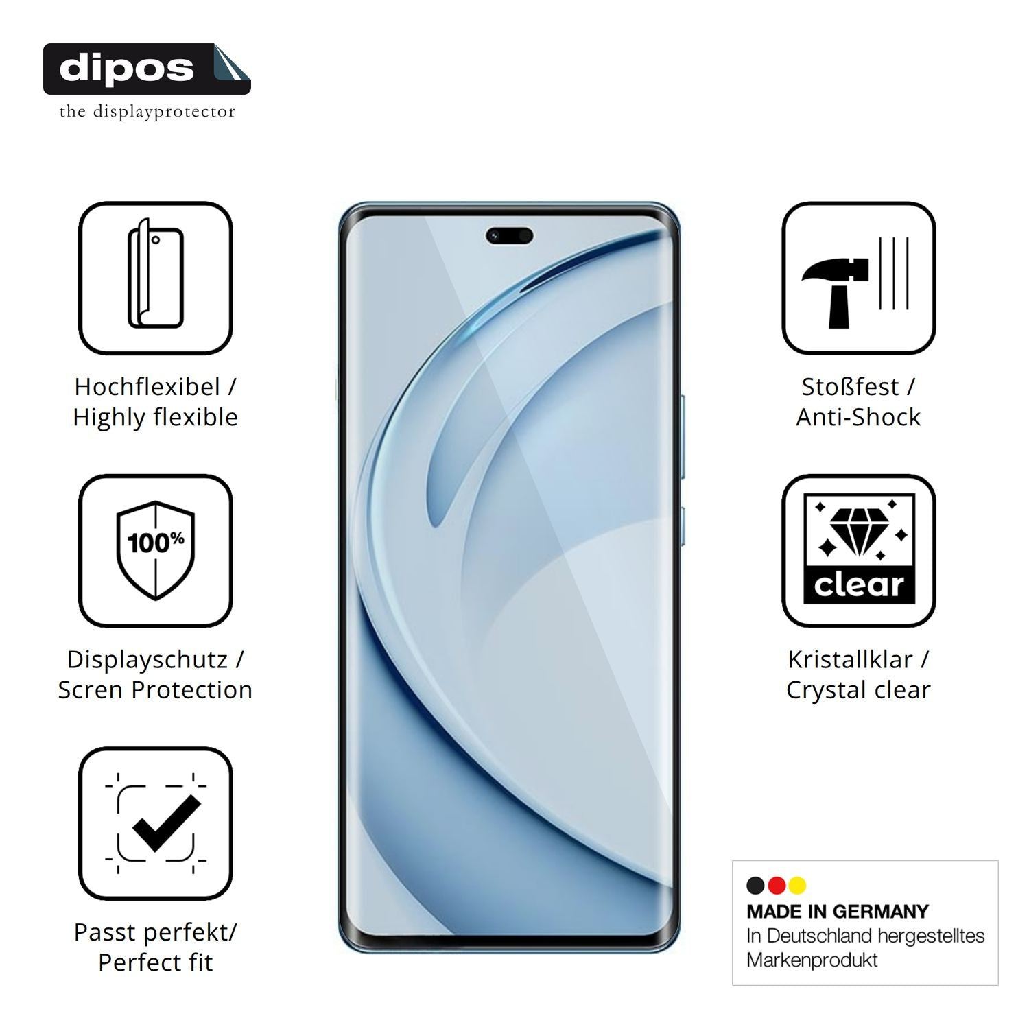 2x 3D Full Cover Schutzfolie für Huawei Enjoy 70X  (7)