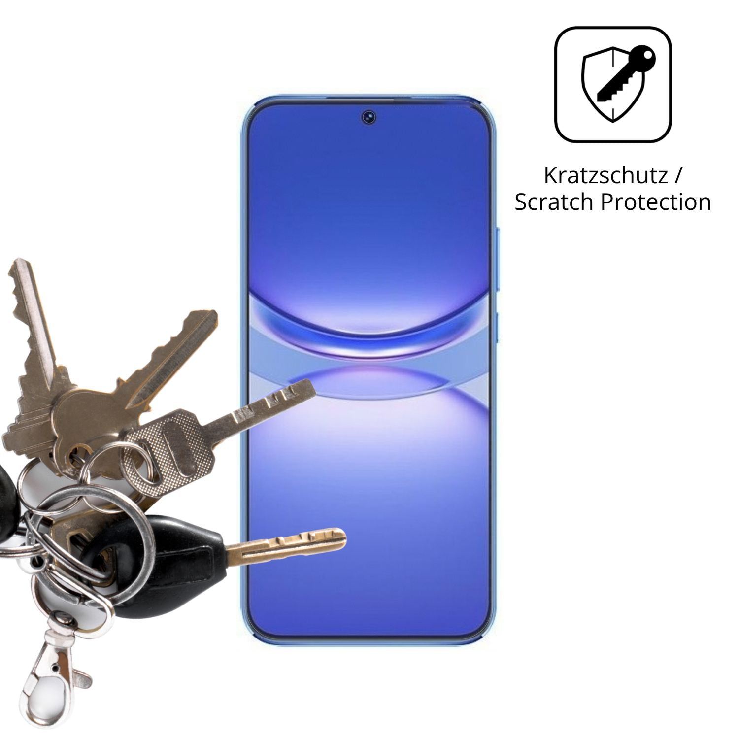 4x Schutzfolie matt für Huawei Nova 12 Lite Displa (4)