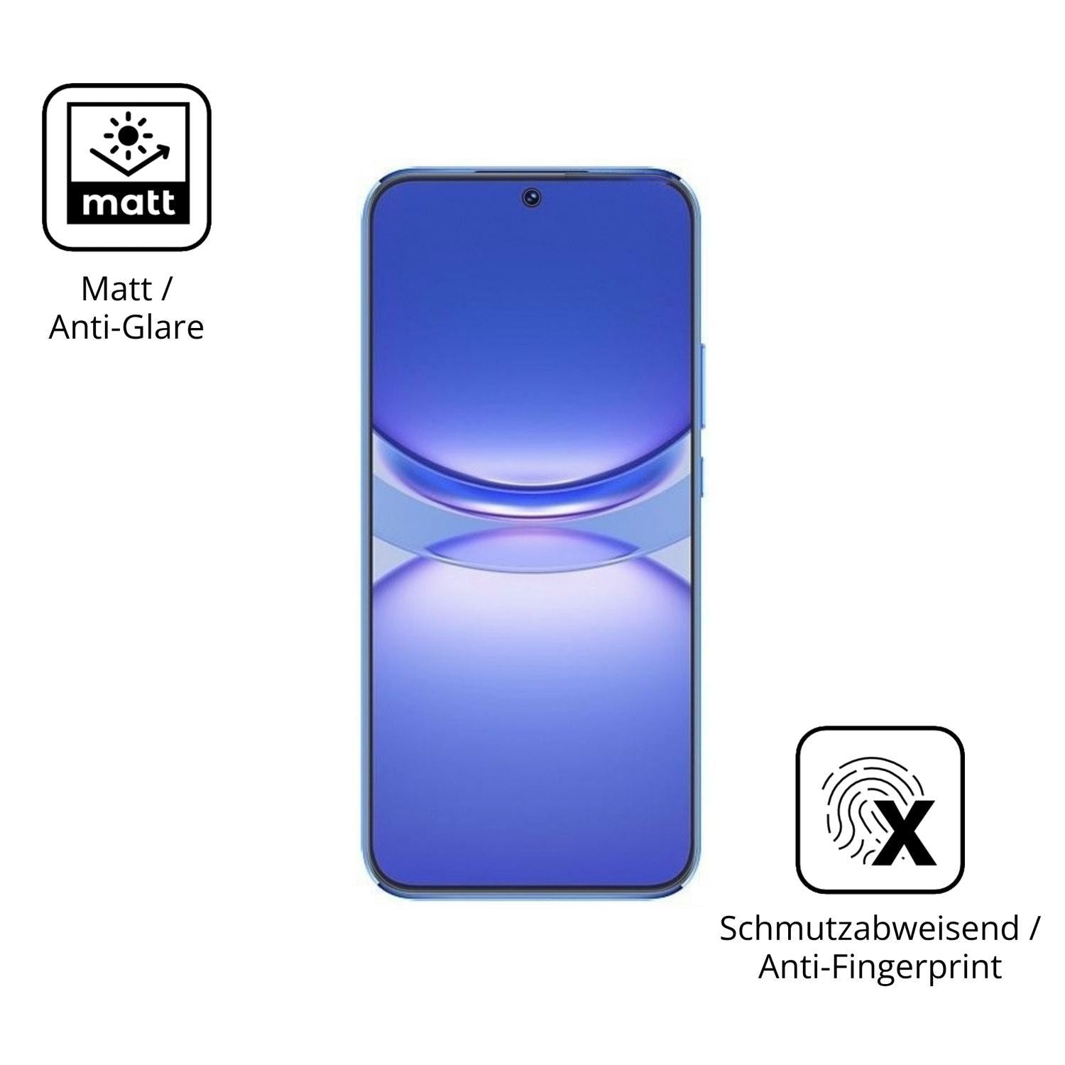 4x Schutzfolie matt für Huawei Nova 12 Lite Displa (5)
