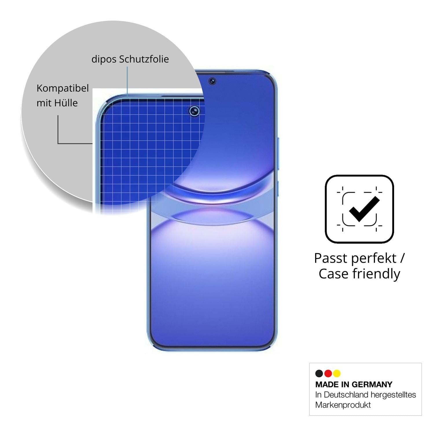 4x Schutzfolie matt für Huawei Nova 12 Lite Displa (6)
