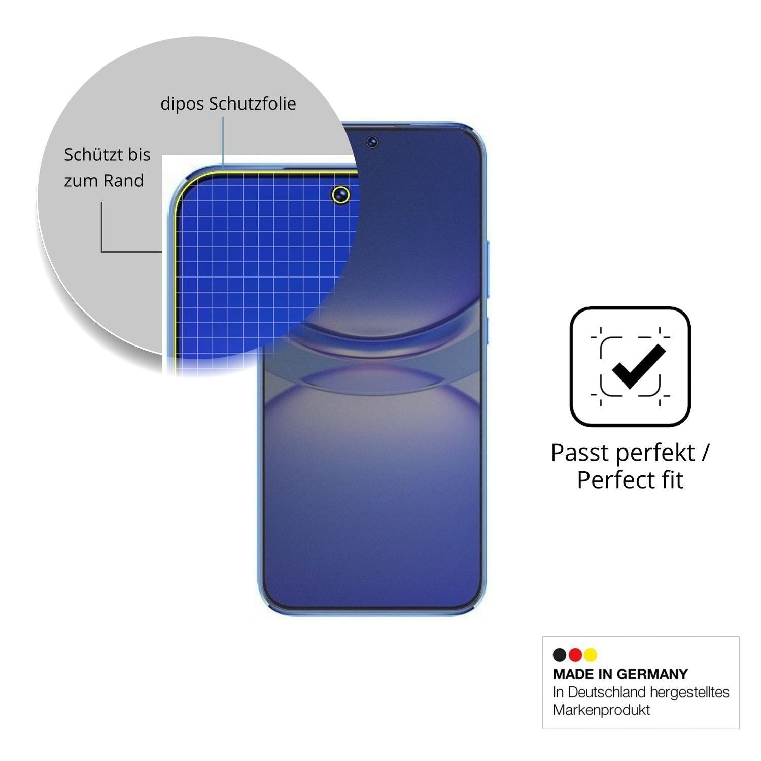 Blickschutzfolie für Huawei Nova 12 Lite matt Schu (4)