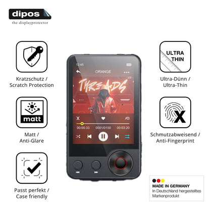 4x Schutzfolie matt für Oilsky A55 MP3-Player Disp (7)