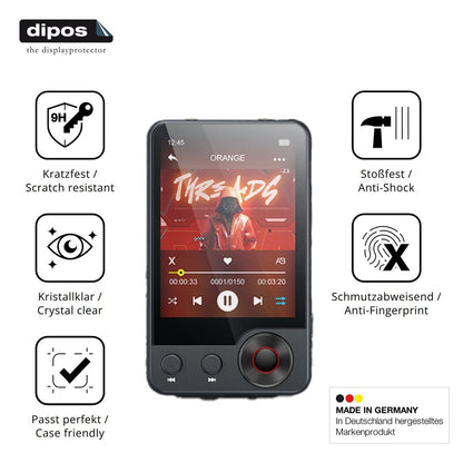 2x 9H Schutzfolie für Oilsky A55 MP3-Player Panzer (7)