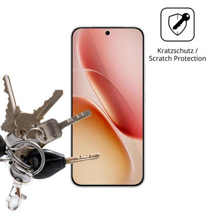 4x Schutzfolie klar für iQOO Z11 Display-Schutzfol (4)
