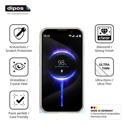 4x Schutzfolie klar für Hipipooo Mini Smartphone D (7)