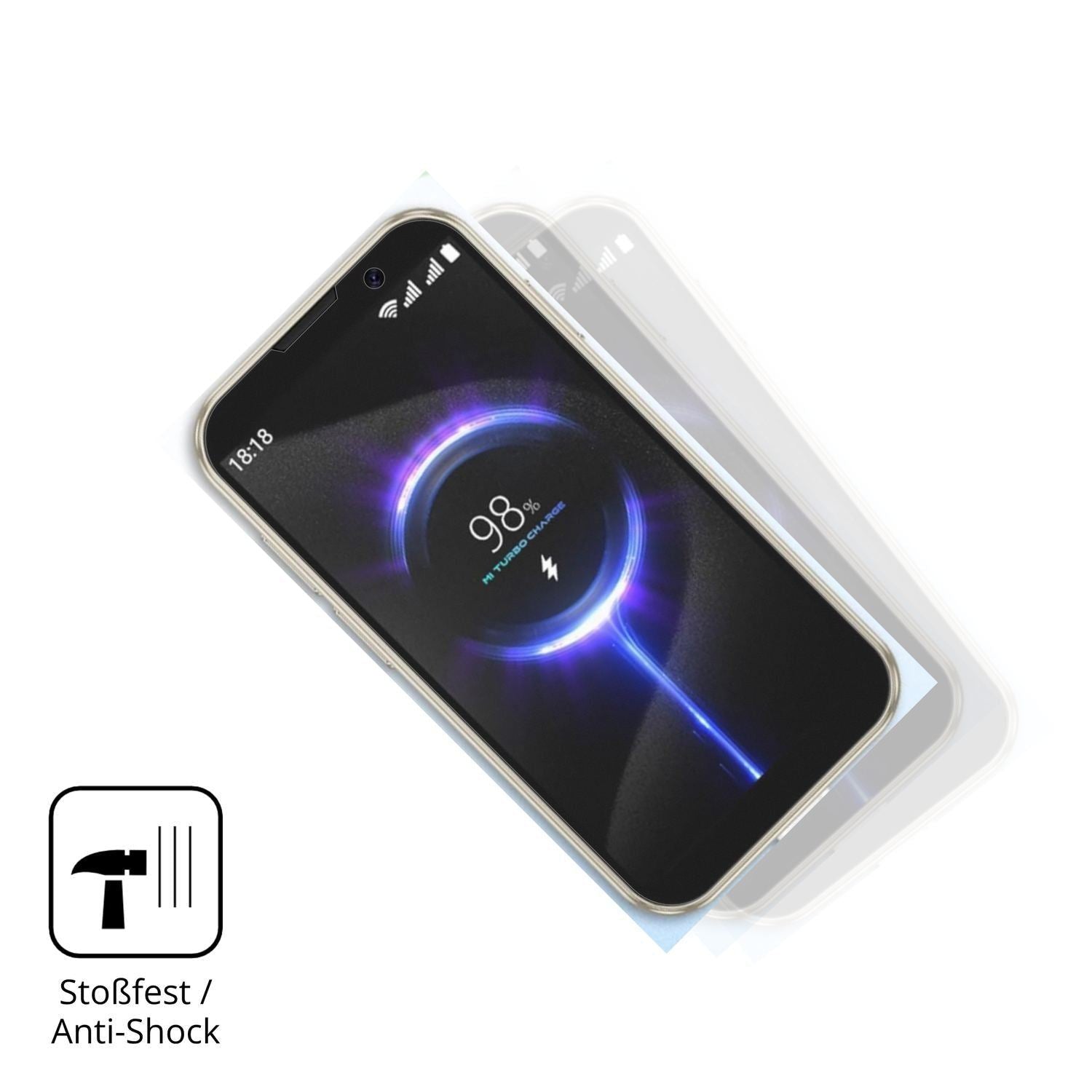 2x 9H Schutzfolie matt für Hipipooo Mini Smartphon (4)