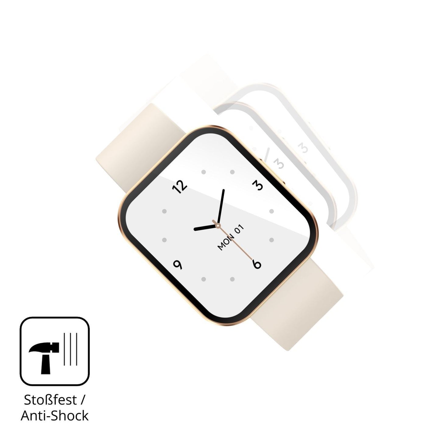 2x 3D Full Cover Schutzfolie für Levowatch TINY (4)