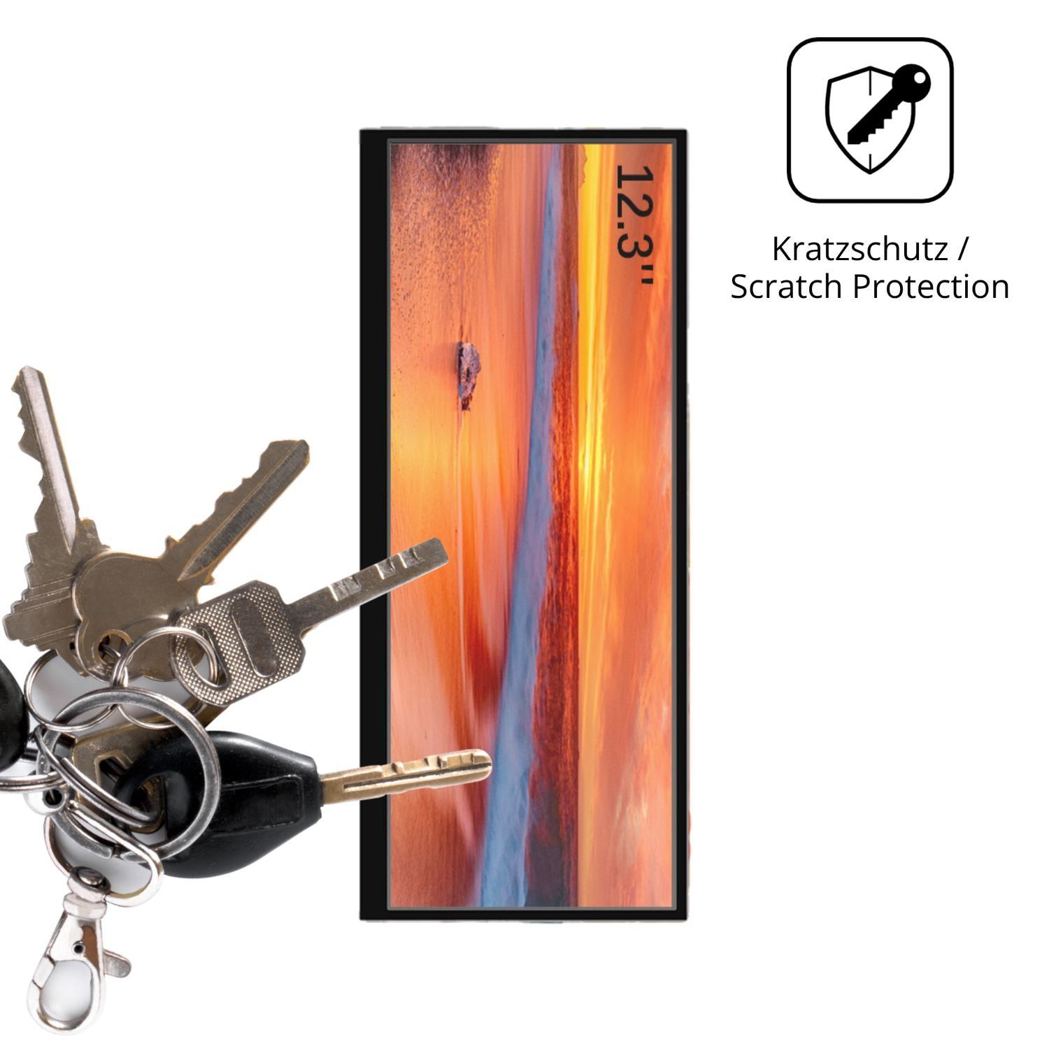2x Schutzfolie matt für Prechen HD-123 12.3 Zoll D (4)