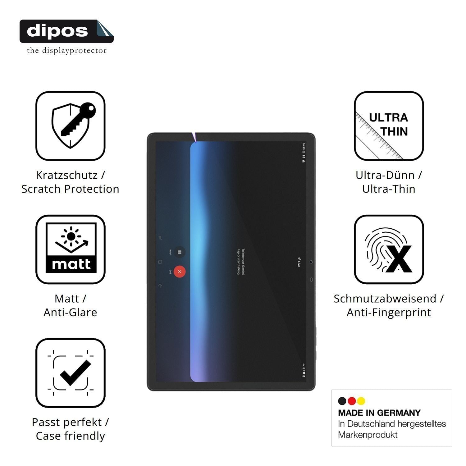 2x Schutzfolie matt für DOOGEE Tab E3 11 Zoll Disp (7)