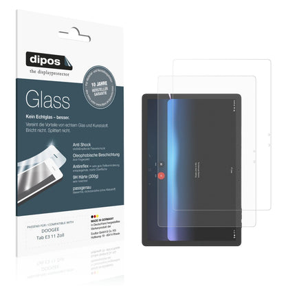2x 9H Schutzfolie matt für DOOGEE Tab E3 11 Zoll P (1)