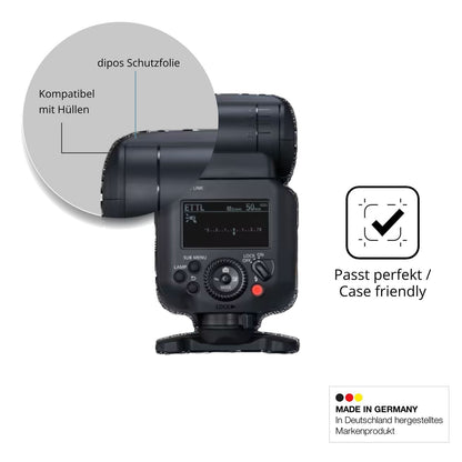 4x Schutzfolie klar für Canon Speedlite EL-5 Displ (6)