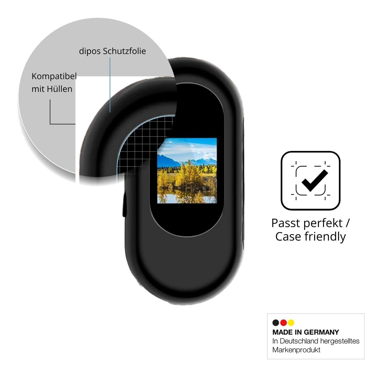 4x Schutzfolie klar für Nisanmoon SD10 Display-Sch (6)