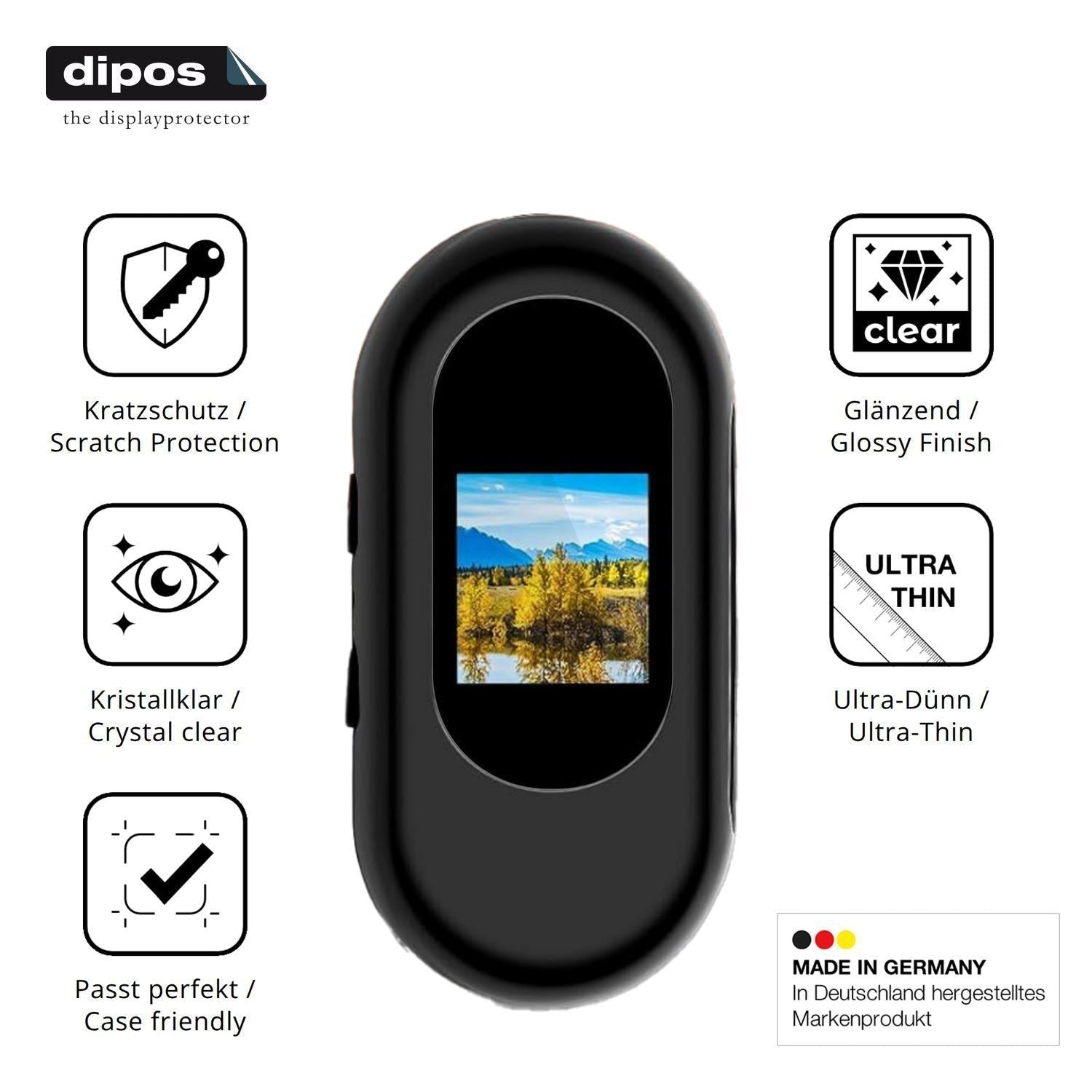 4x Schutzfolie klar für Nisanmoon SD10 Display-Sch (7)