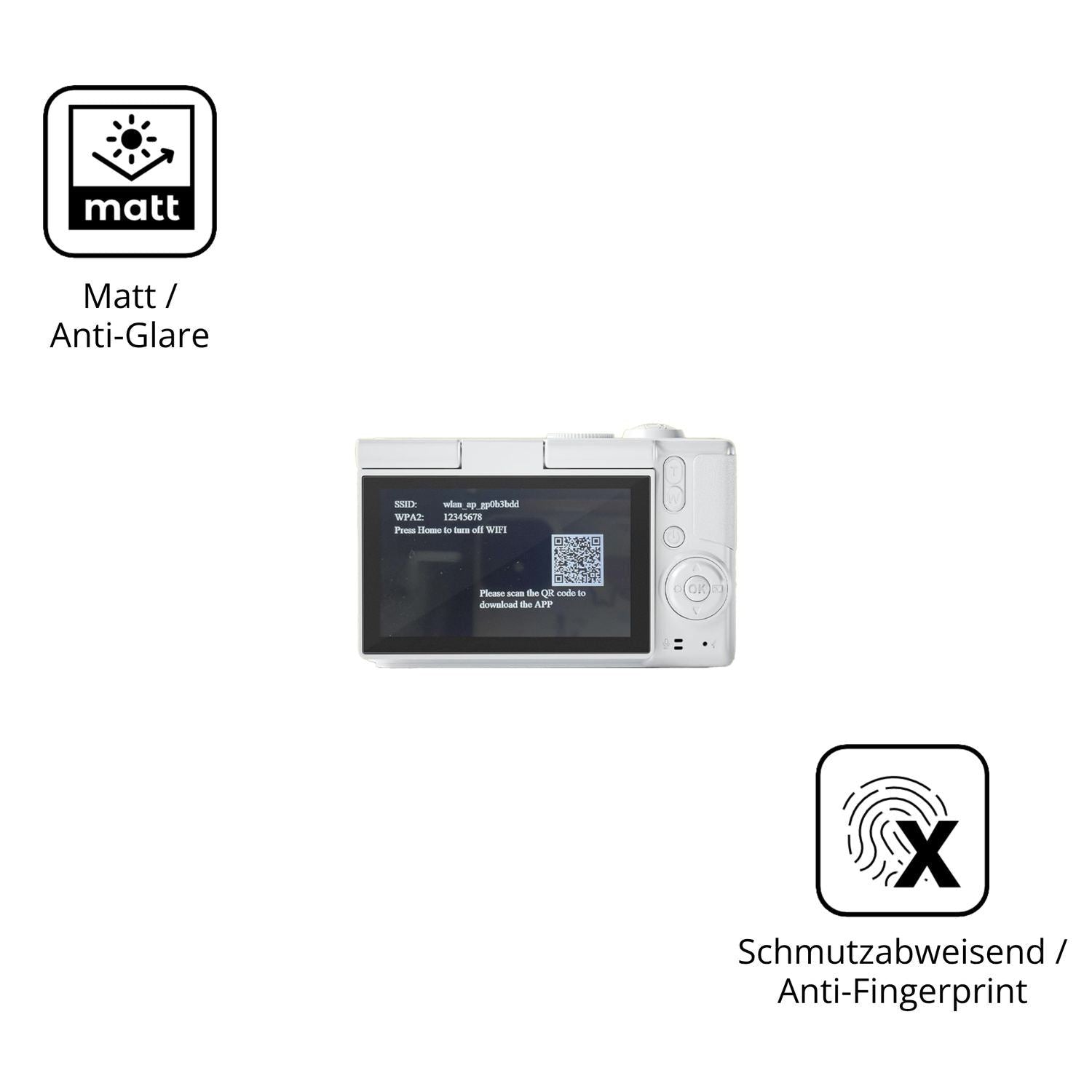 4x Schutzfolie matt für saiyuanxing FE54-G48513 Di (5)