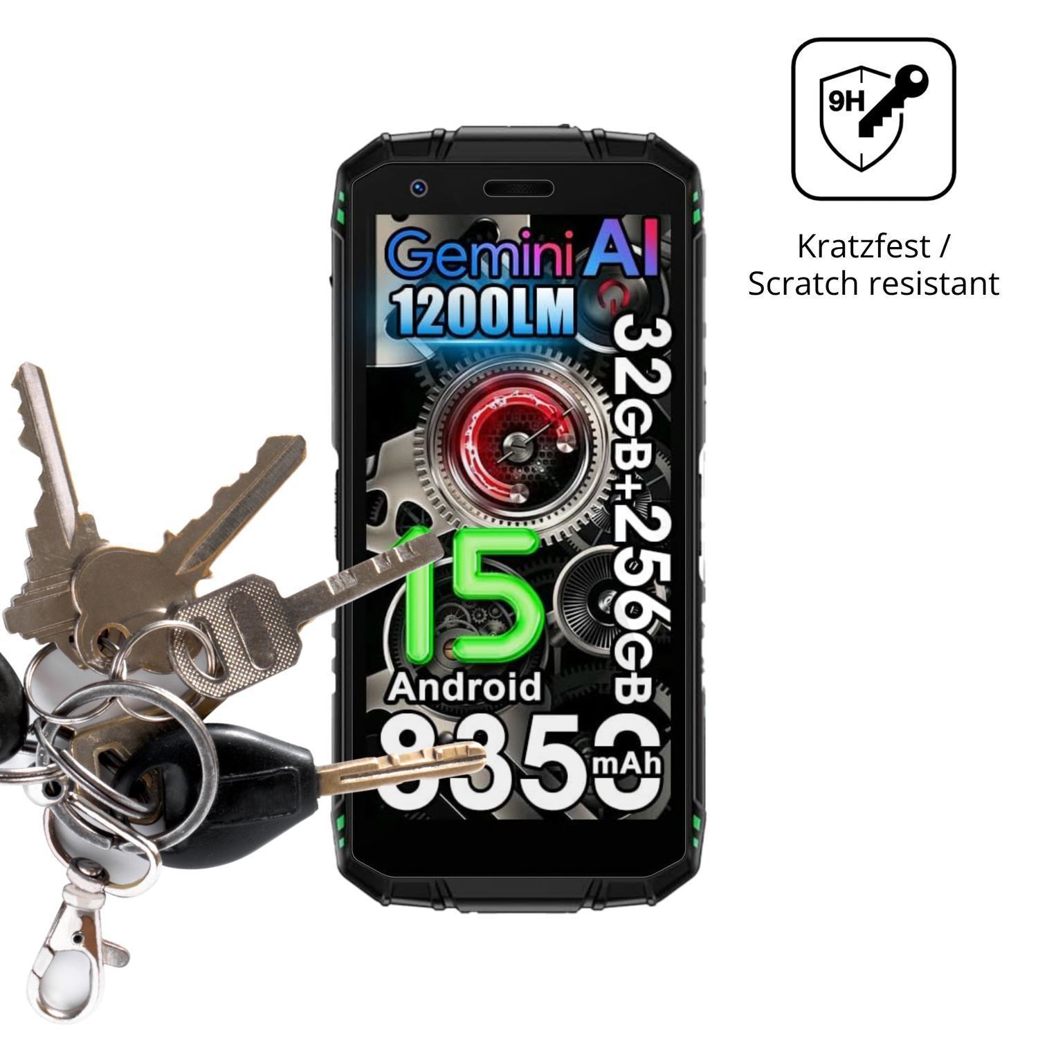 2x 9H Schutzfolie für DOOGEE Fire 3 Max Panzerfoli (3)