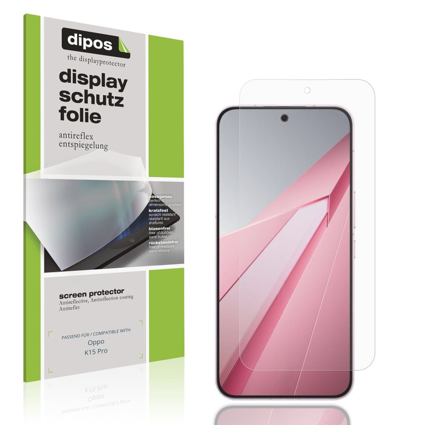4x Schutzfolie matt für Oppo K15 Pro Display-Schut (1)