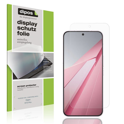 4x Schutzfolie matt für Oppo K15 Pro Display-Schut (1)