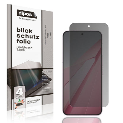 Blickschutzfolie für Oppo K15 Pro matt Schutzfolie (1)
