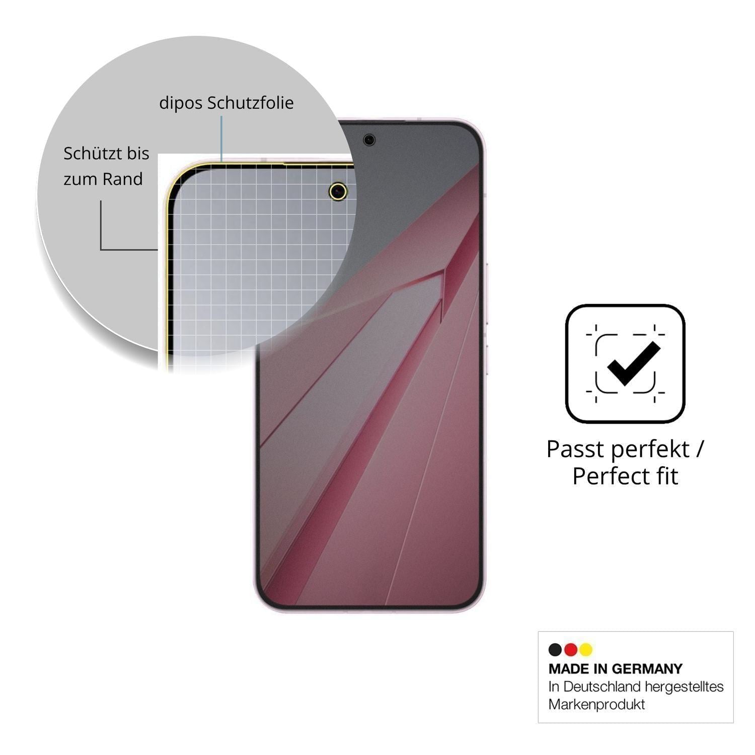 Blickschutzfolie für Oppo K15 Pro matt Schutzfolie (4)