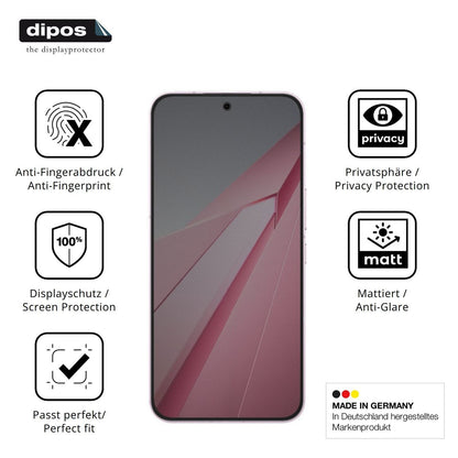 Blickschutzfolie für Oppo K15 Pro matt Schutzfolie (5)