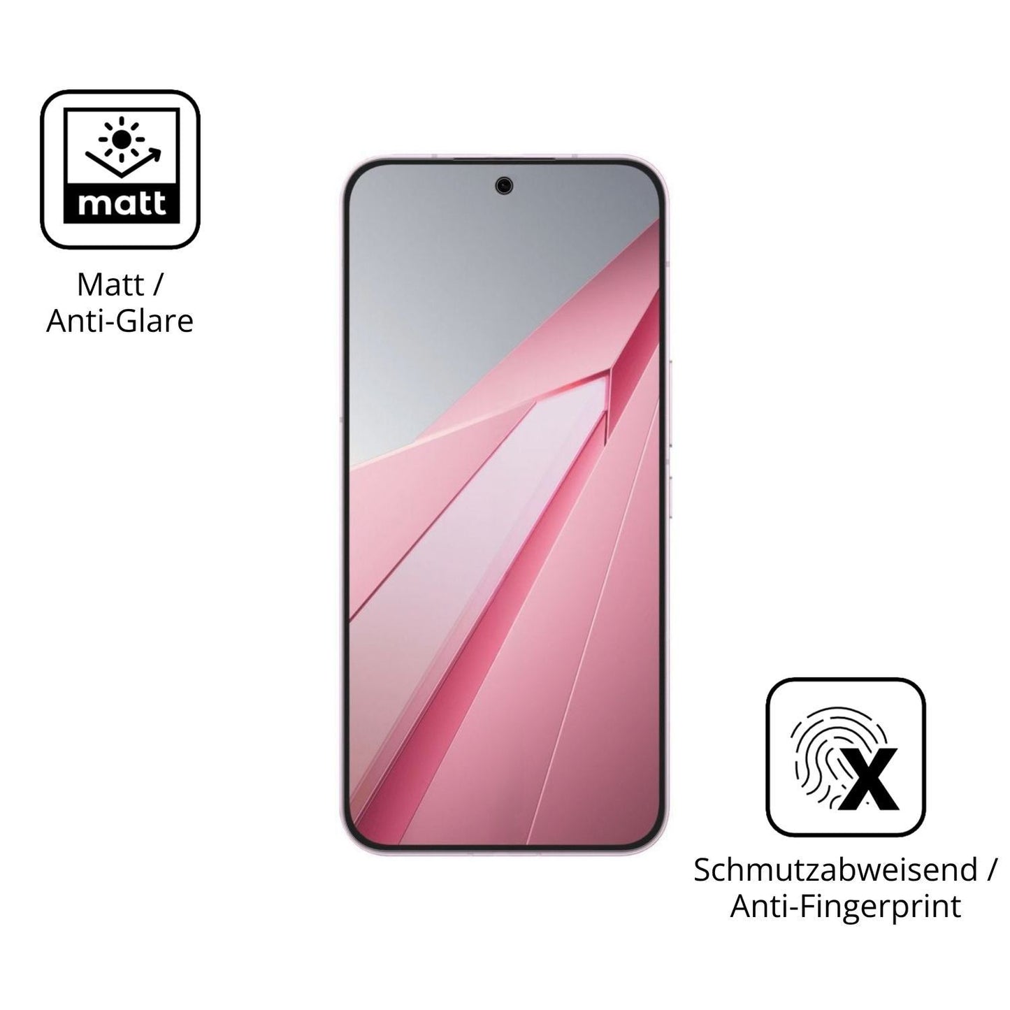 2x 9H Schutzfolie matt für Oppo K15 Pro Panzerfoli (5)