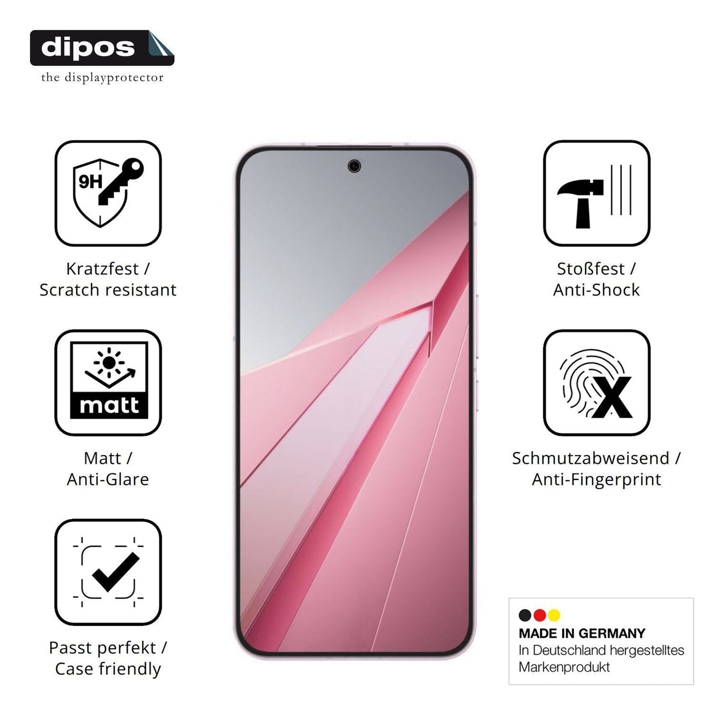 2x 9H Schutzfolie matt für Oppo K15 Pro Panzerfoli (7)