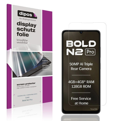 4x Schutzfolie klar für Lava Bold N2 Pro Display-S (1)
