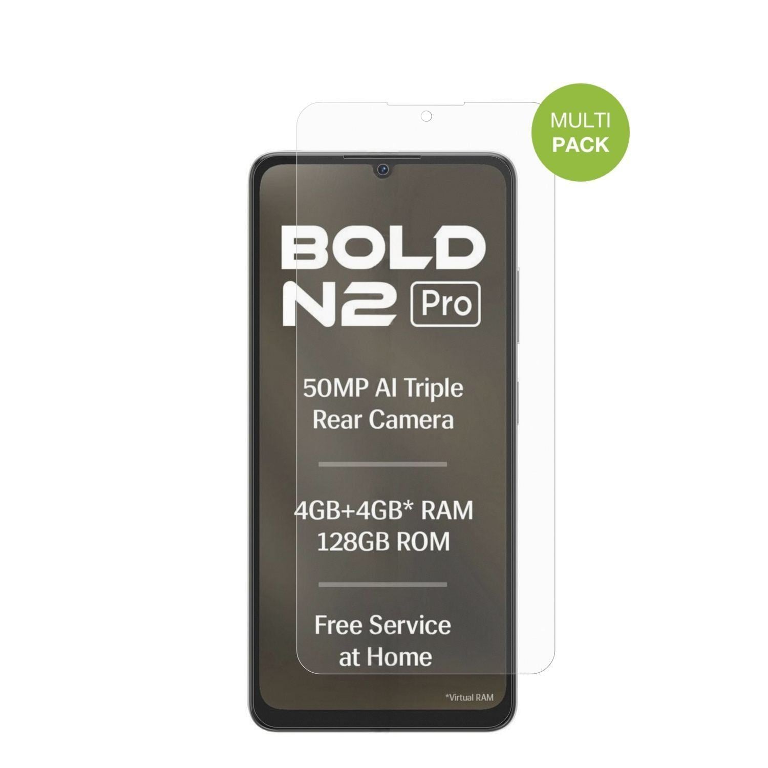 4x Schutzfolie matt für Lava Bold N2 Pro Display-S (2)