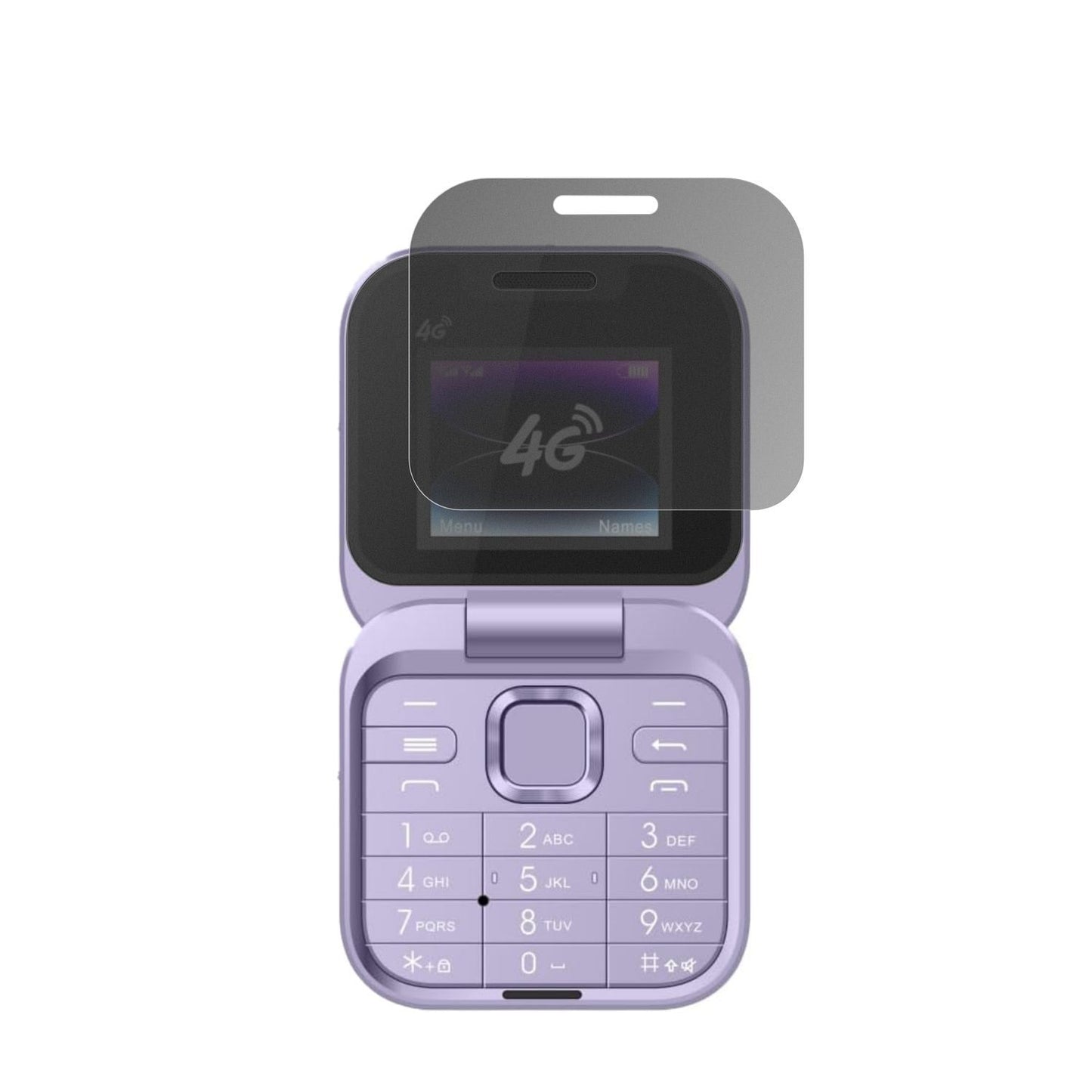 Blickschutzfolie für Tosuny 4G Klapptelefon matt S (2)