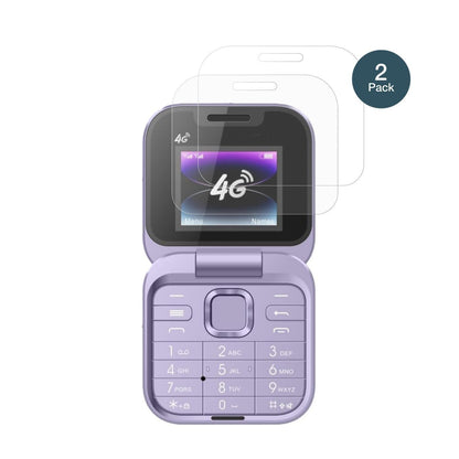 2x 9H Schutzfolie matt für Tosuny 4G Klapptelefon  (2)