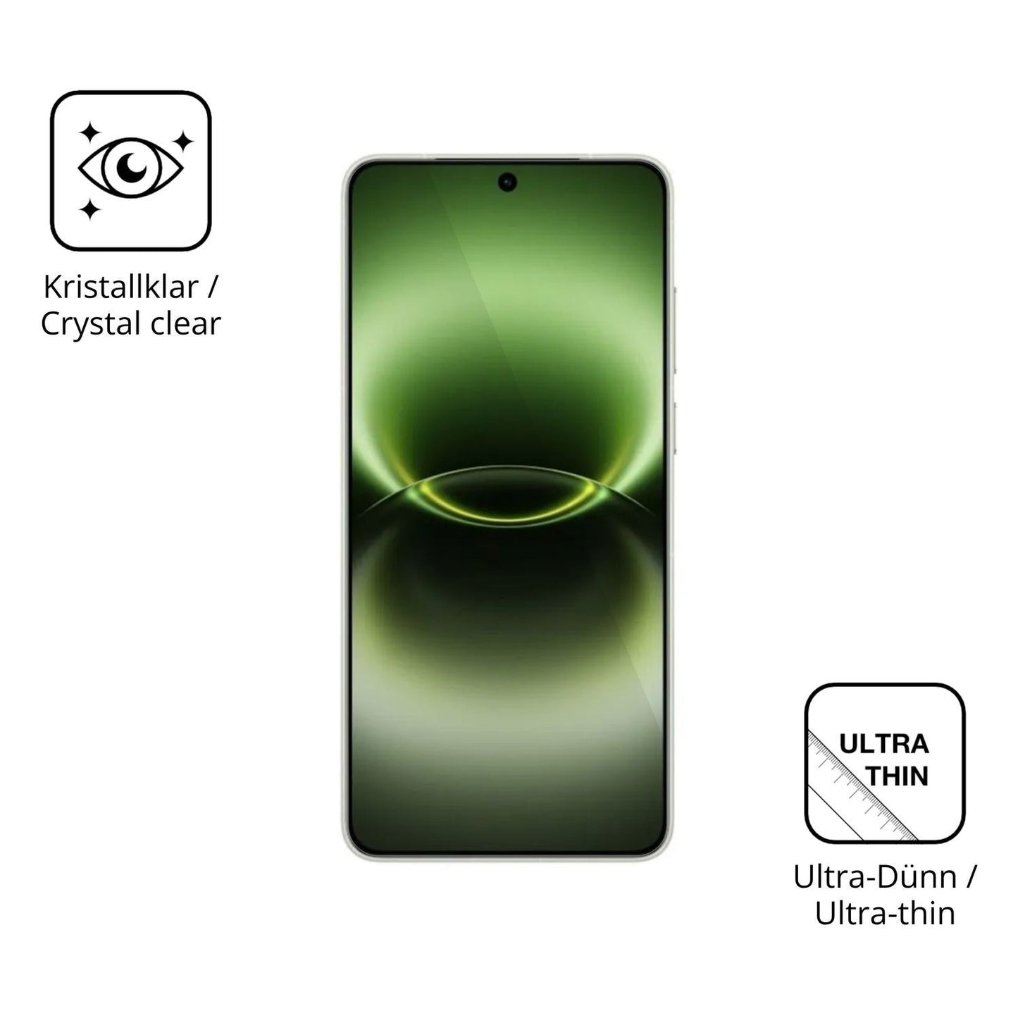 4x Schutzfolie klar für Vivo X300 Ultra Display-Sc (5)