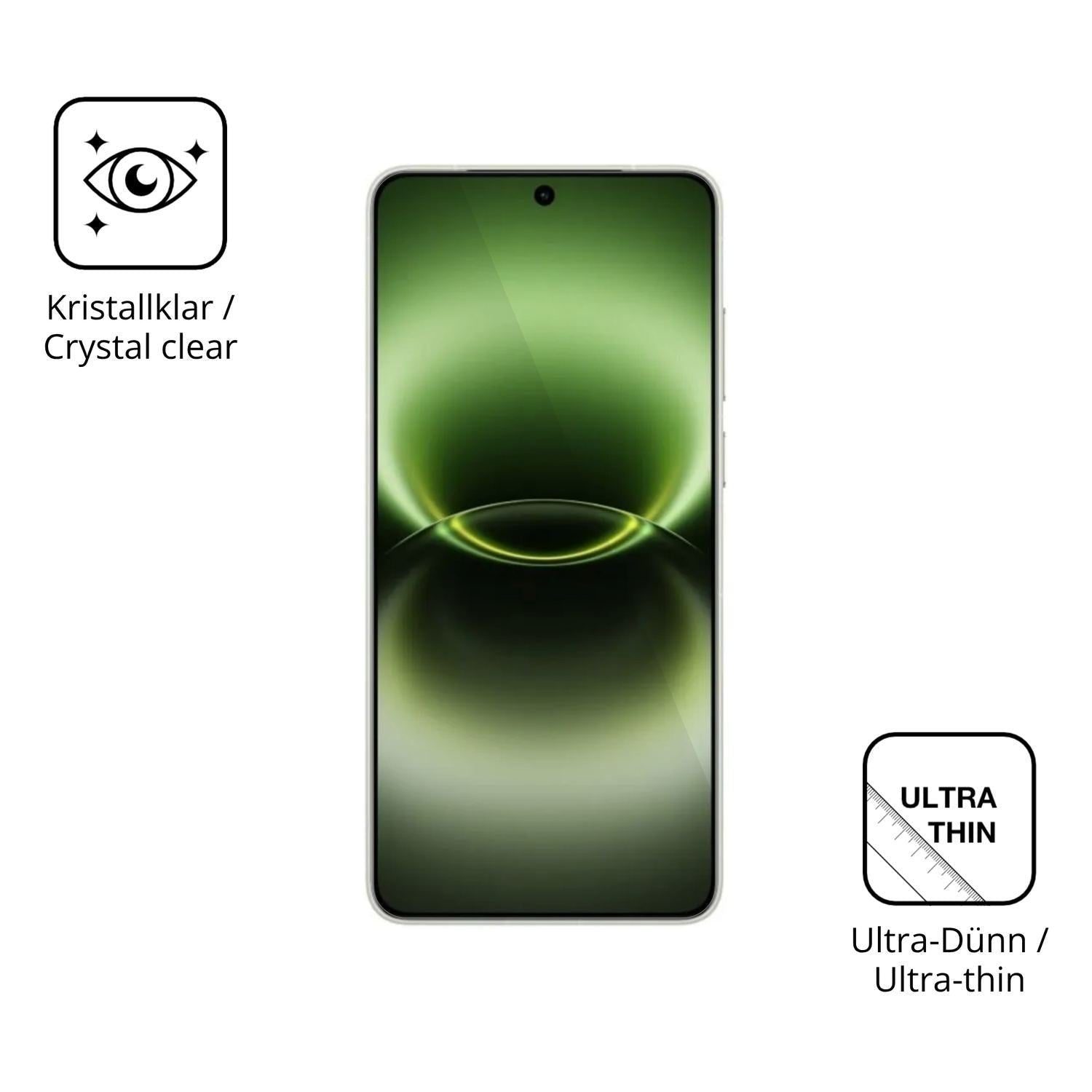 4x Schutzfolie klar für Vivo X300 Ultra Display-Sc (5)
