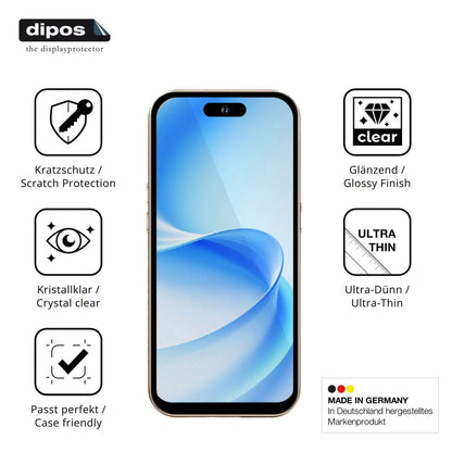 4x Schutzfolie klar für MTGud 16 Pro Display-Schut (7)