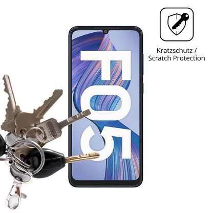 4x Schutzfolie matt für Samsung Galaxy F05 Display (4)
