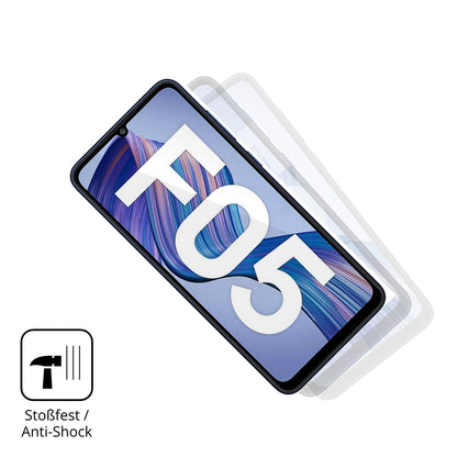 2x 9H Schutzfolie für Samsung Galaxy F05 Panzerfol (4)