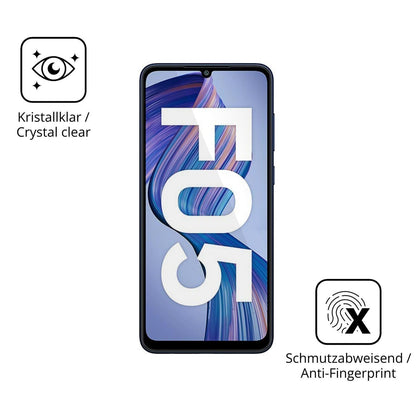 2x 9H Schutzfolie für Samsung Galaxy F05 Panzerfol (5)