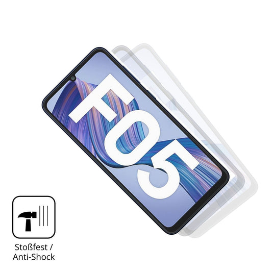 2x 9H Schutzfolie matt für Samsung Galaxy F05 Panz (1)