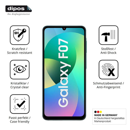 2x 9H Schutzfolie für Samsung Galaxy F07 Panzerfol (7)