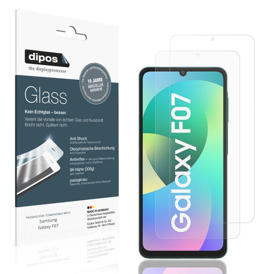 2x 9H Schutzfolie matt für Samsung Galaxy F07 Panz (1)