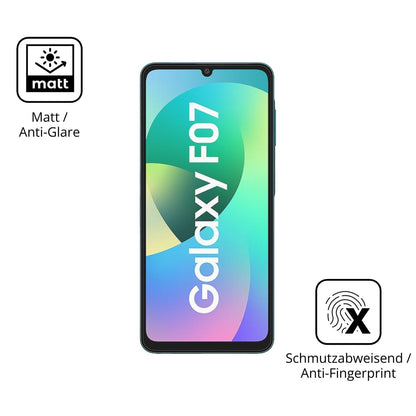 2x 9H Schutzfolie matt für Samsung Galaxy F07 Panz (5)