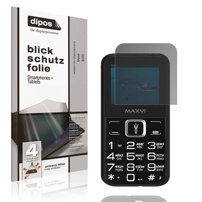 Blickschutzfolie für Maxvi B200 matt Schutzfolie P (1)