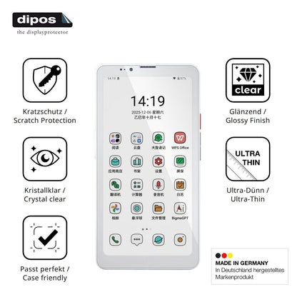 4x Schutzfolie klar für Bigme HiBreak Plus Display (7)