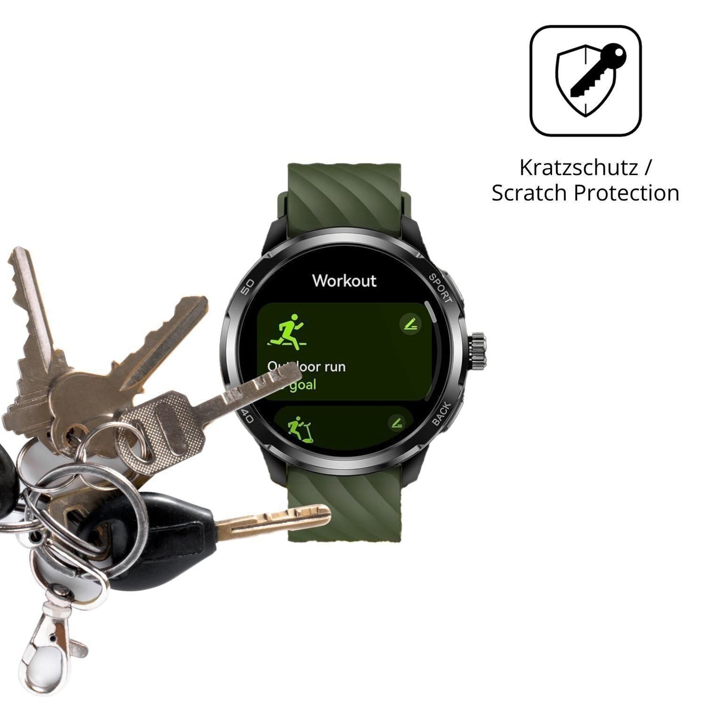 6x Schutzfolie klar für Ulefone Armor Watch Pro Di (4)